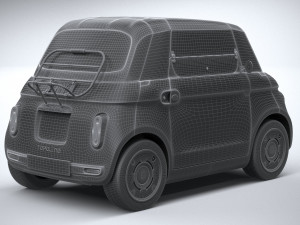 Fiat Topolino 2024 3D-Modell