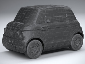Fiat Topolino 2024 3D-Modell