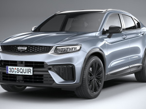 Geely Tugella 2024 3Dモデル