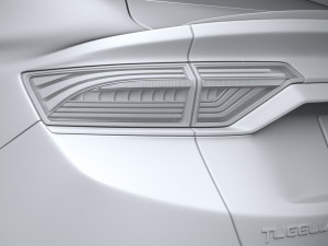 Geely Tugella 2024 3Dモデル