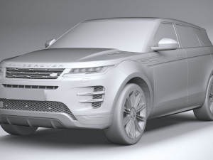 Land Rover Range Rover Evoque 2024 Modello 3D