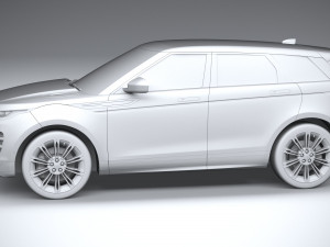 Land Rover Range Rover Evoque 2024 Modello 3D