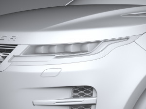 Land Rover Range Rover Evoque 2024 Modello 3D