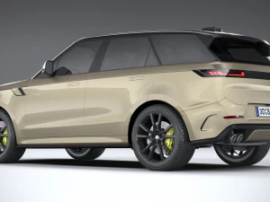 Land Rover Range Rover Sport SV 2024 3D Model
