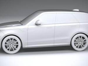 Land Rover Range Rover Sport SV 2024 3Dモデル