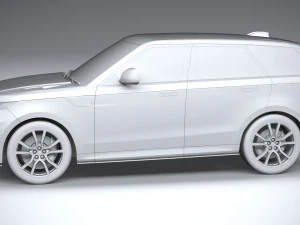 Land Rover Range Rover Sport SV 2024 3D Model