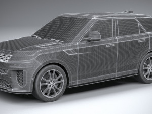 Land Rover Range Rover Sport SV 2024 3Dモデル