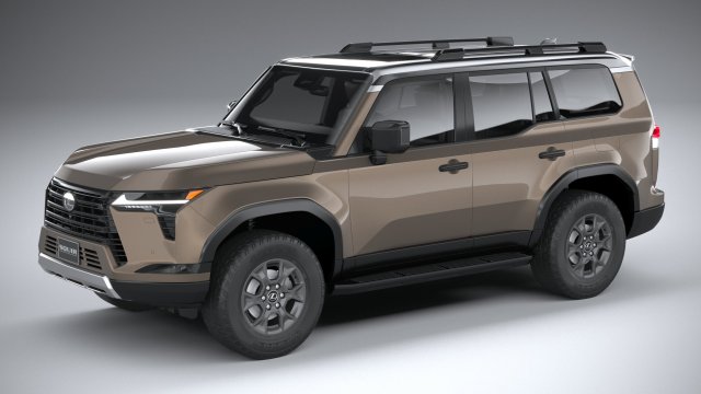 Lexus GX 2024 3D Модель .c4d .max .obj .3ds .fbx .stl .blend 