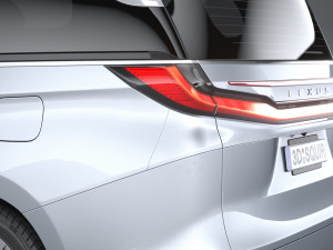 Lexus LM 2024 3D Model