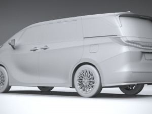 Lexus LM 2024 3D Model