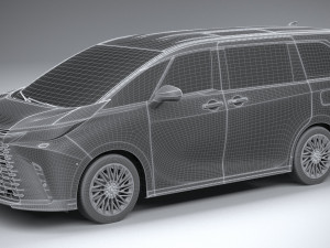 Lexus LM 2024 3D Model
