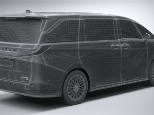 Lexus LM 2024 3D Model