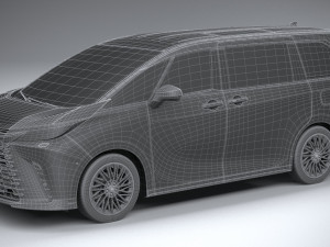Lexus LM 2024 3D Model
