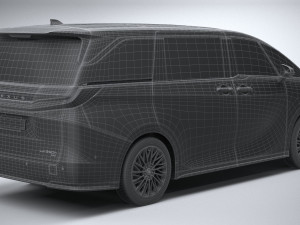 Lexus LM 2024 3D Model
