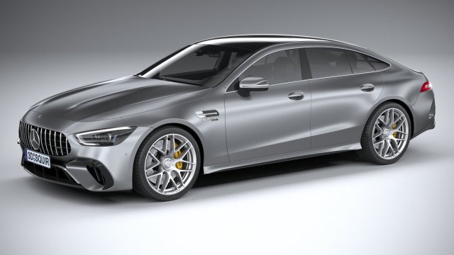 Mercedes-Benz AMG GT63 2023 3D Модель .c4d .max .obj .3ds .fbx .stl .blend 
