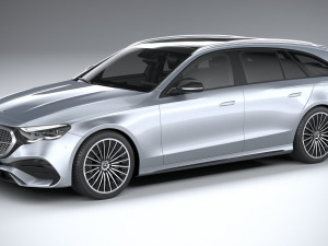 Mercedes-Benz E-class Estate AMG Line 2024 3D Model
