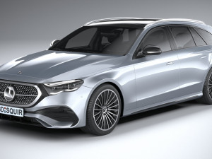 Mercedes-Benz E-class Estate AMG Line 2024 3D Model