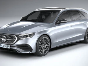 Mercedes-Benz E-class Estate AMG Line 2024 3D Model