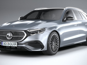 Mercedes-Benz E-class Estate AMG Line 2024 3D Model