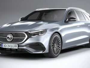 Mercedes-Benz E-class Estate AMG Line 2024 3D Model