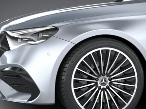 Mercedes-Benz E-class Estate AMG Line 2024 3D Model