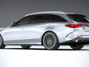 Mercedes-Benz E-class Estate AMG Line 2024 3D Model