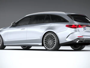 Mercedes-Benz E-class Estate AMG Line 2024 3D Model