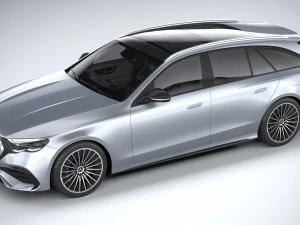 Mercedes-Benz E-class Estate AMG Line 2024 3D Model