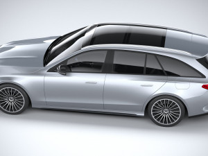 Mercedes-Benz E-class Estate AMG Line 2024 3D Model