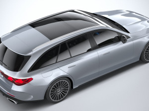 Mercedes-Benz E-class Estate AMG Line 2024 3D Model