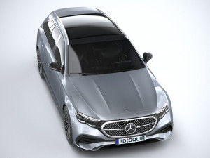 Mercedes-Benz E-class Estate AMG Line 2024 3D Model