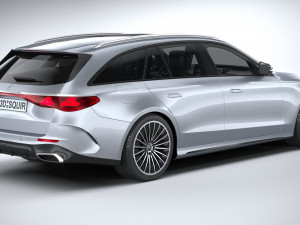 Mercedes-Benz E-class Estate AMG Line 2024 3D Model