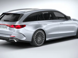 Mercedes-Benz E-class Estate AMG Line 2024 3D Model