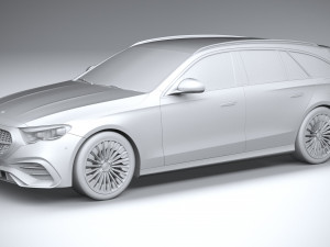 Mercedes-Benz E-class Estate AMG Line 2024 3D Model
