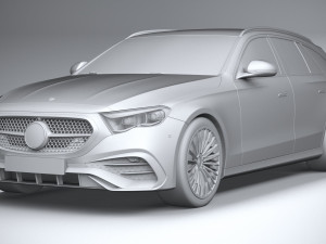Mercedes-Benz E-class Estate AMG Line 2024 3D Model