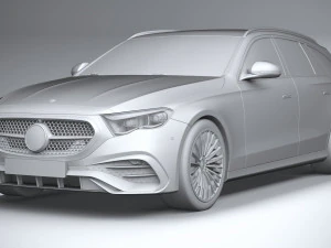 Mercedes-Benz E-class Estate AMG Line 2024 3D Model