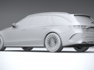 Mercedes-Benz E-class Estate AMG Line 2024 3D Model