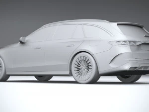 Mercedes-Benz E-class Estate AMG Line 2024 3D Model