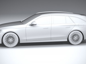 Mercedes-Benz E-class Estate AMG Line 2024 3D Model