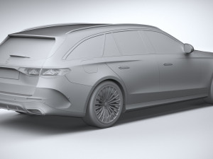 Mercedes-Benz E-class Estate AMG Line 2024 3D Model