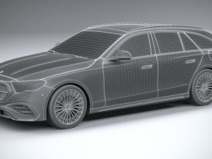 Mercedes-Benz E-class Estate AMG Line 2024 3D Model