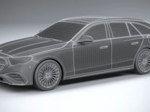 Mercedes-Benz E-class Estate AMG Line 2024 3D Model