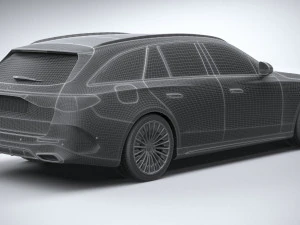Mercedes-Benz E-class Estate AMG Line 2024 3D Model