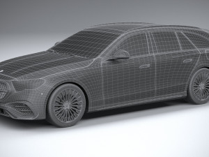 Mercedes-Benz E-class Estate AMG Line 2024 3D Model