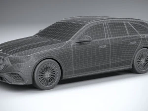 Mercedes-Benz E-class Estate AMG Line 2024 3D Model