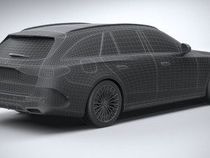 Mercedes-Benz E-class Estate AMG Line 2024 3D Model