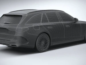 Mercedes-Benz E-class Estate AMG Line 2024 3D Model