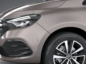 Mercedes-Benz EQT 2024 3D Model