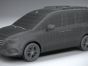 Mercedes-Benz EQT 2024 3D Model