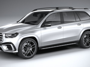 Mercedes-Benz GLS AMG Line 2024 3D मॉडल